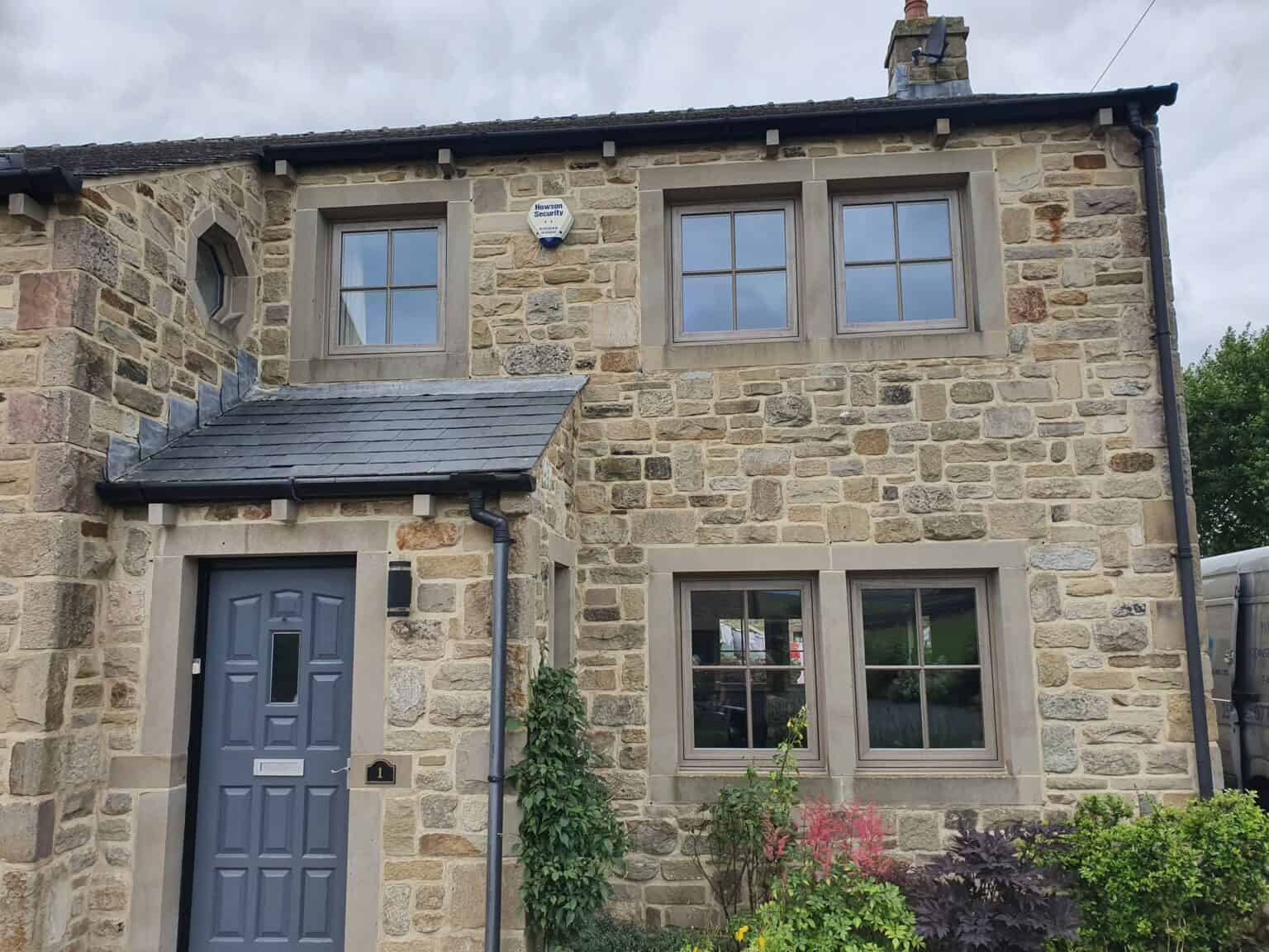 uPVC casement windows on a cottage