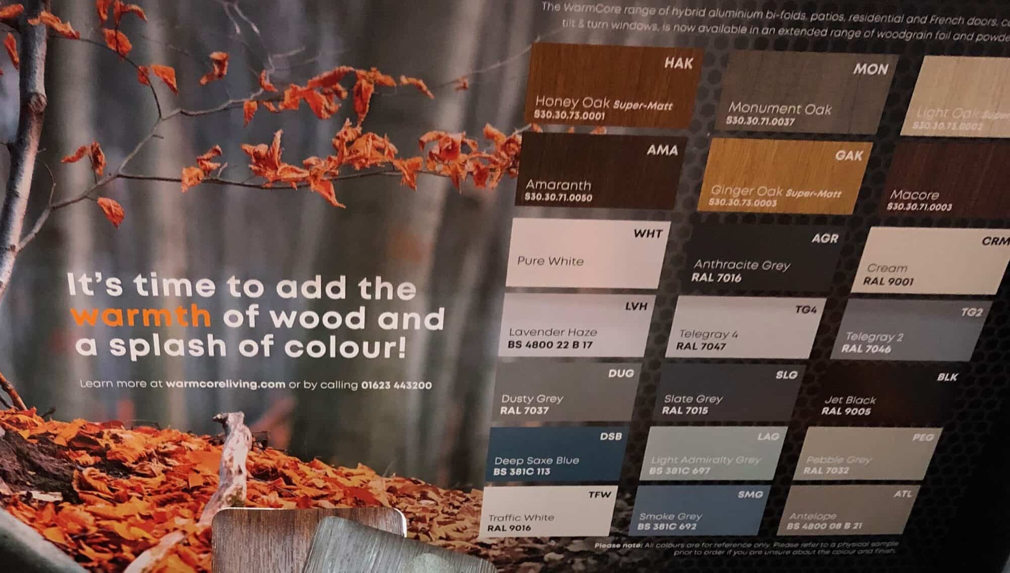 window colours