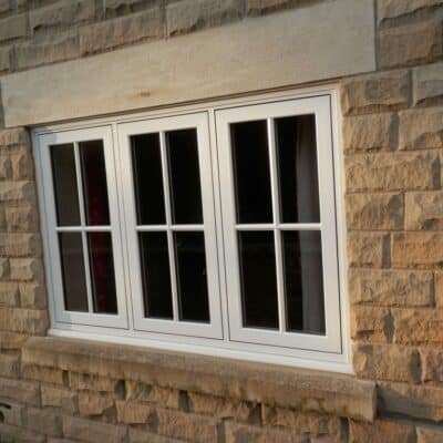 uPVC window on cottage