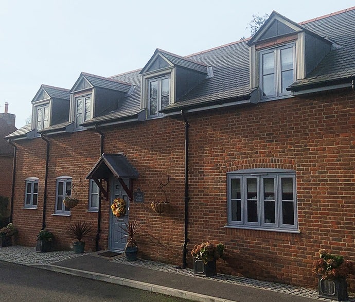 flush upvc casement window