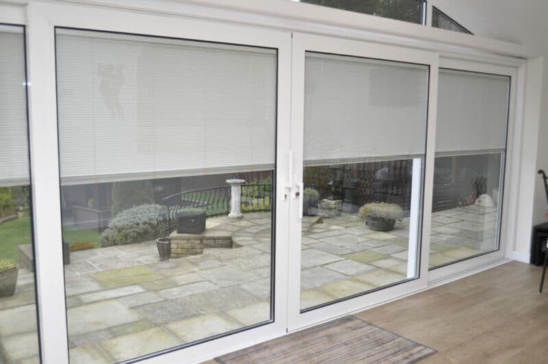 Patio door blinds