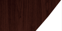 Rosewood / White PVC