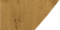 Irish Oak / White PVC